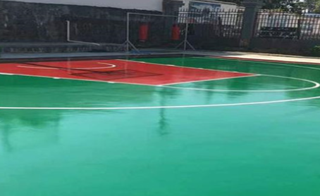 屯昌篮球场翻新地面